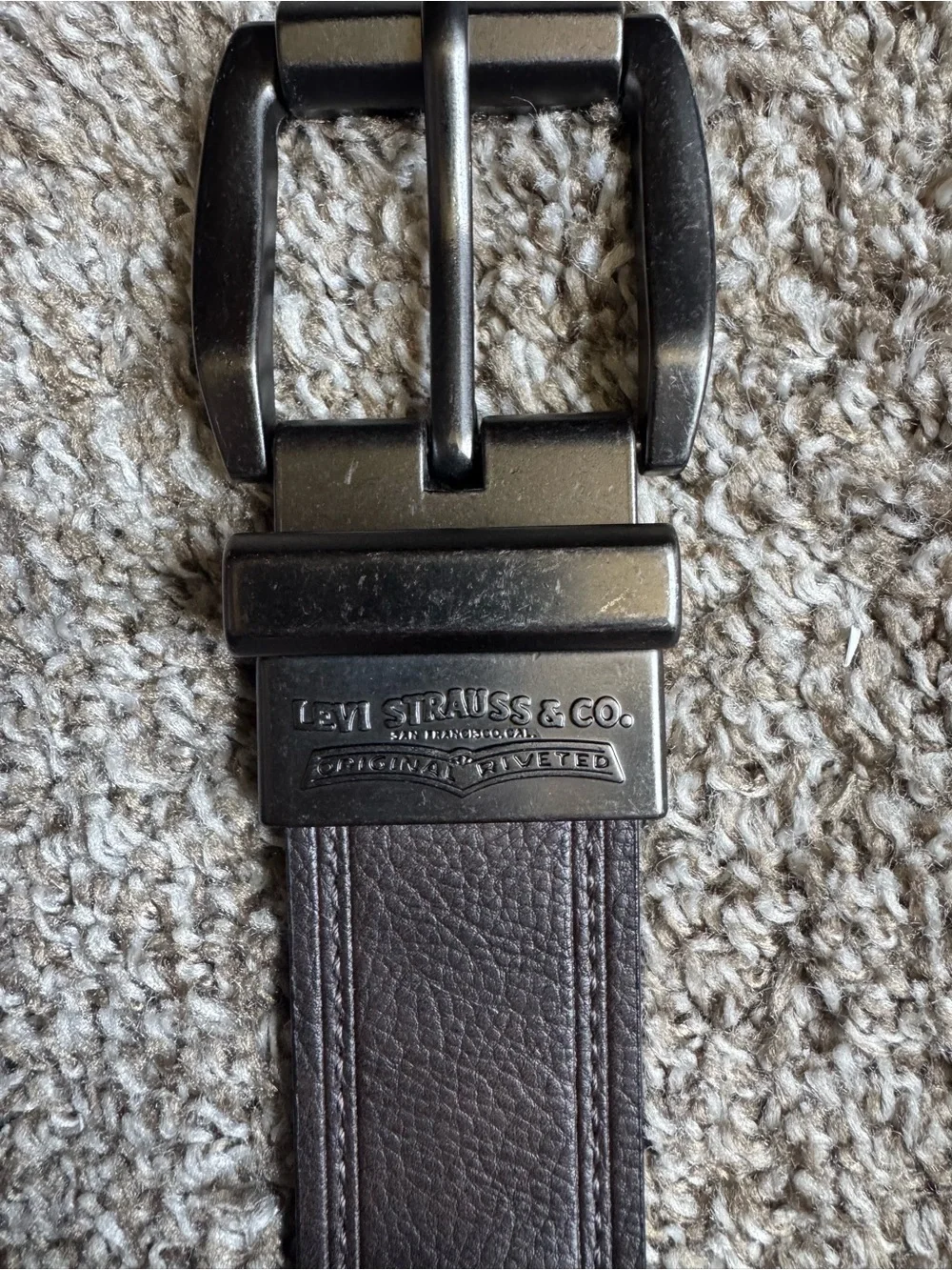 Levi Strauss Reversible Leather Belt Black/Brown